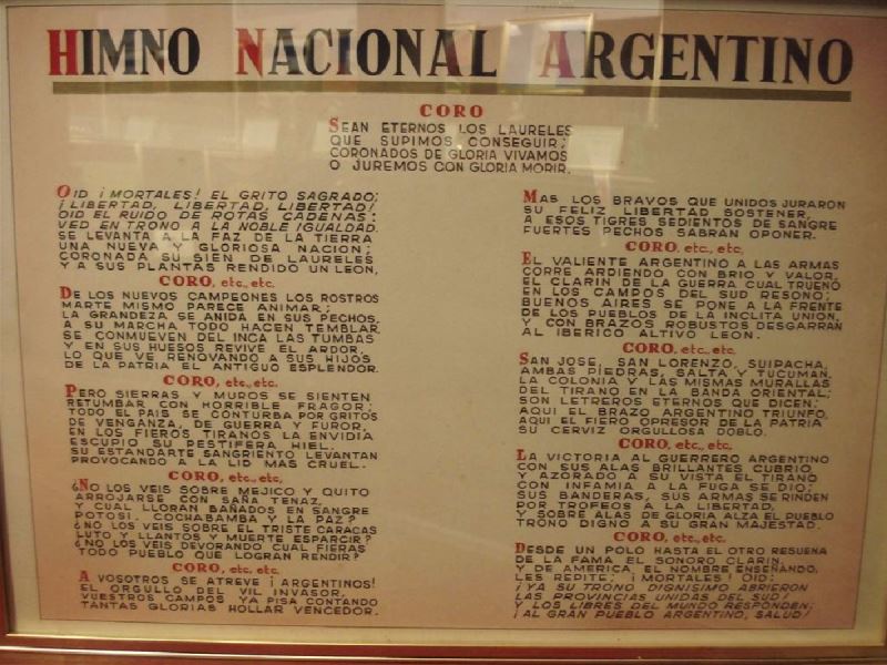 11 MAY | Día del Himno Nacional Argentino